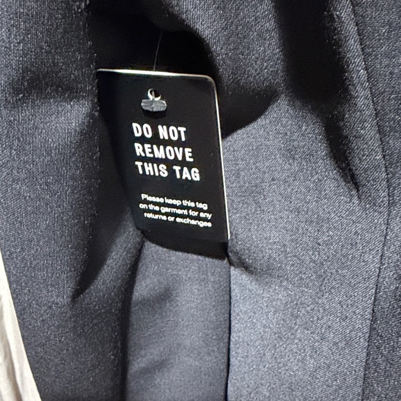 Express Men's Double-Breasted Black Suit Blazer - Picture 4 of 5